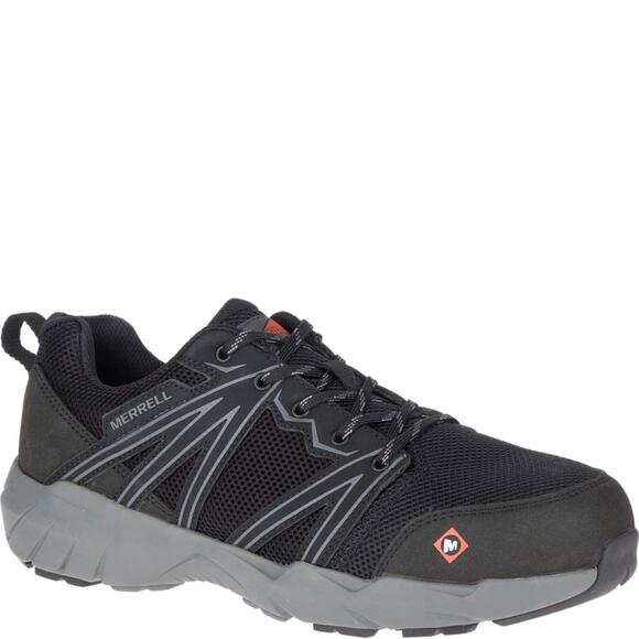 NWT Merrell Men’s Fullbench Superlite Alloy Toe Work Shoes Black Size 9 main image 5